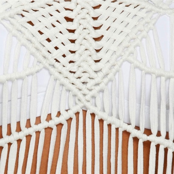 BILLABONG | White Crochet Maxi Dress Beach Cover Up - Picture 4 of 4